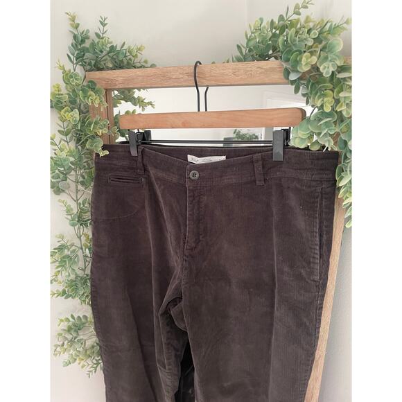 Woolrich Womens Corduroy Straight Leg Pants Size 14 Brown - Picture 3 of 9